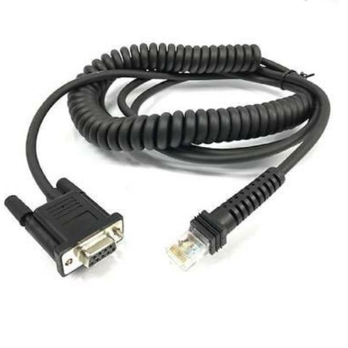 Datalogic - Cavo seriale - DB-9 (F) - 3.66 m - avvolto a spirale, viti a serraggio manuale - per Magellan 1100i, 1100i OEM